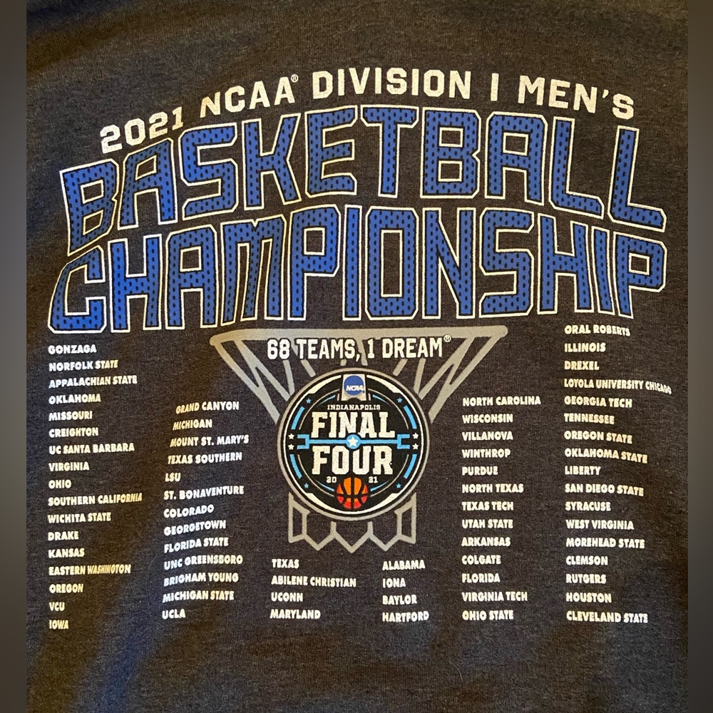 2021 NCAA Division I Men’s March Madness Final Four Championship Sweatshirt - Picture 2 of 5